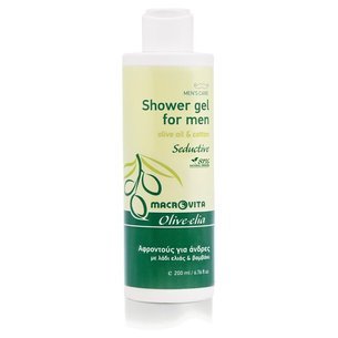 MACROVITA Olive.elia Seductive shower gel for men olive oil & cotton 200ml