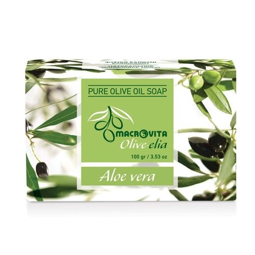 MACROVITA OLIVE-ELIA mydło z czystej oliwy z oliwek ALOES 100g